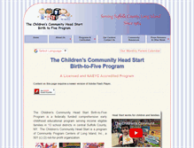 Tablet Screenshot of childrenscommunityhs.org